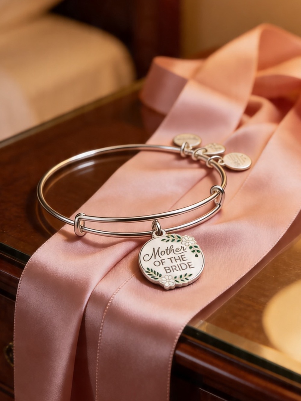 Mother of the Bride Charm Bangle Bracelet by Alex + Ani